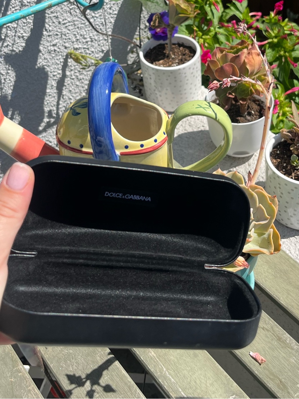 Dolce & Gabbana Black Sunglasses Case with Logo - Picture 2 of 3